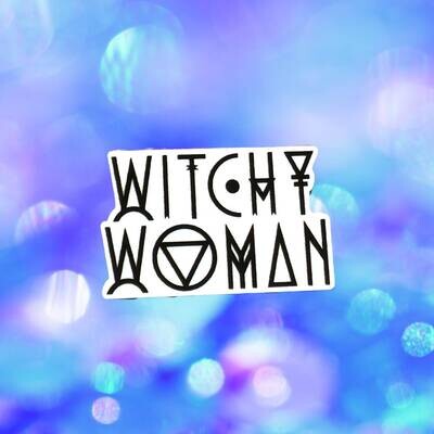 Witchy Woman - Witch - Spiritual - Holistic - Acrylic - Needle Minder - Pin - Magnet