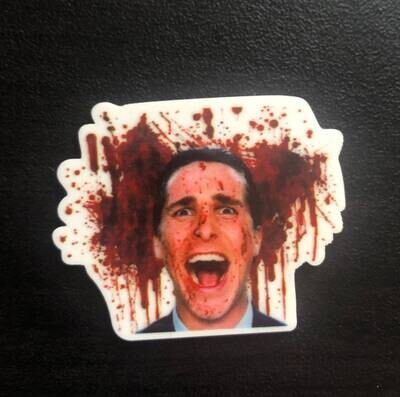 Psycho - American - Patrick Bates - Movie - Horror Gore - Acrylic - Needle Minder - Pin - Magnet