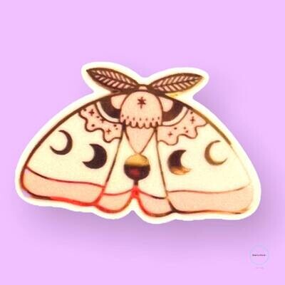 Moth - Moon Phase - Butterfly - Insect - Acrylic - Needle Minder - Pin - Magnet