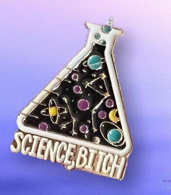 Science Bitch - Needle Minder - Pin - Magnet
