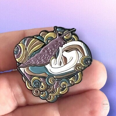 Ear Snail - Artistic - Abstract - Beautiful - Art - Needle Minder - Pin - Magnet