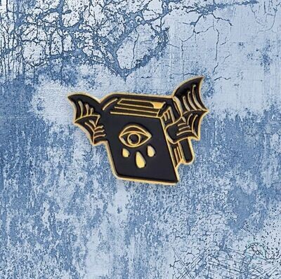 Flying Spell Book - Needle Minder - Pin - Magnet
