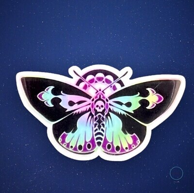 Dead Head Moth - Butterfly - Acrylic - Needle Minder - Pin - Magnet