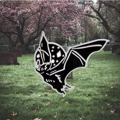 Bat - Large - Sky Puppy - Halloween - Goth - Needle Minder - Pin - Magnet