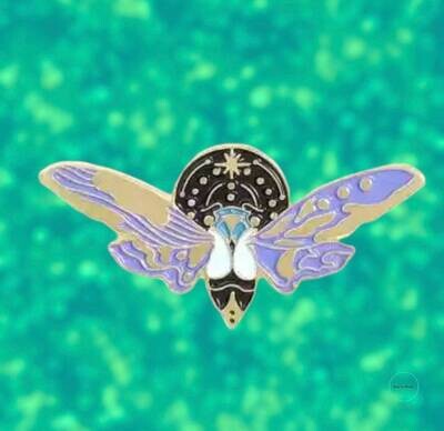 Moth - Small - Butterfly - Bug - Witchy - Spiritual - Halloween - Needle Minder - Pin - Magnet