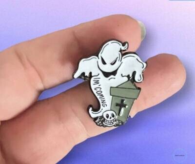I’m Coming - Ghost - Cemetery - Needle Minder - Pin - Magnet