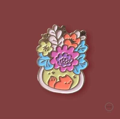 Fox - Vase - Animal - Foxy - Needle Minder - Pin - Magnet