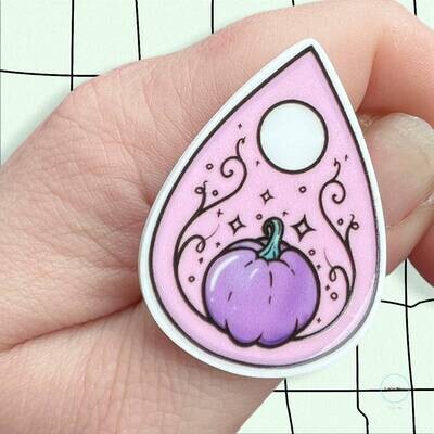 Planchette - Pumpkin - Ouija - Acrylic - Needle Minder - Pin - Magnet