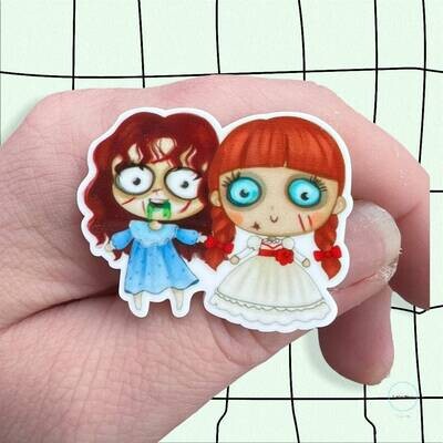 Reagan - Exorcist - Horror - Movie - Thriller - Acrylic - Needle Minder - Pin - Magnet