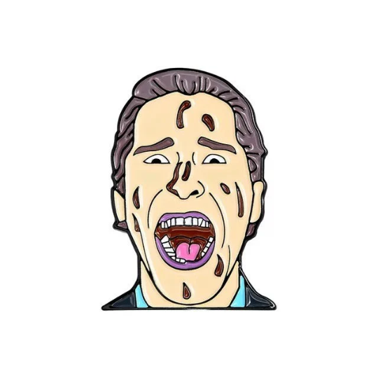 Psycho - American - Patrick Bates - Movie - Horror Gore - Acrylic - Needle Minder - Pin - Magnet
