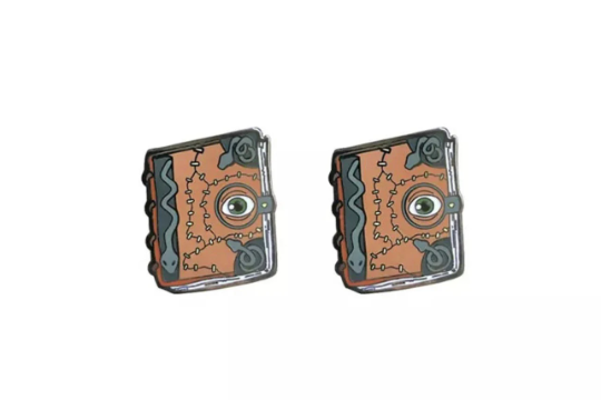 Hocus Pocus - Book - Witchy - Witch - Costume Jewelry - Post Earrings - Small - Kid - Child - Teen - Popular - Gift - Present