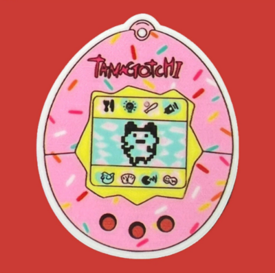 Tomagatchi - Nostalgia - Video Game - 90's - Needle Minder - Pin - Magnet