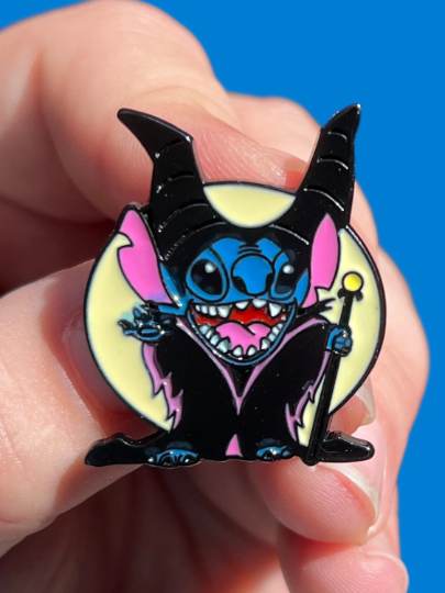 Maleficient - Halloween - Stitch - Lilo - Needle Minder - Pin - Magnet