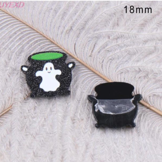 Cauldron - Halloween - Snarky - Funny - Acrylic - Minder - Needle - Pin - Magnet
