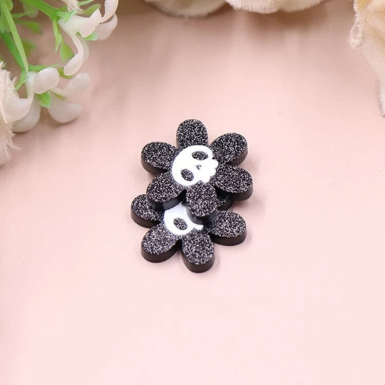 Skull Flower - Halloween - Snarky - Funny - Acrylic - Minder - Needle - Pin - Magnet