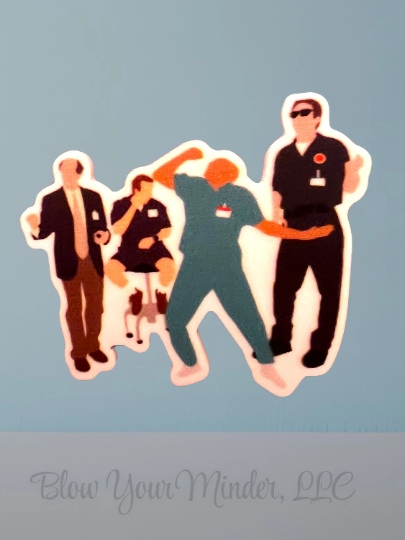 Scrubs - Doctor - JD - Elliot - Turk - Down Rowdy - Acrylic - Needle Minder - Needle - Pin - Magnet