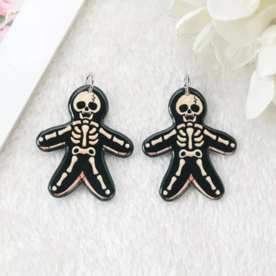 Gingerbread Man - Horror - Christmas - Charm - Acrylic - Minder - Needle - Pin - Magnet