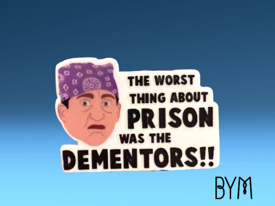 Prison Mike - Dementors - Office - Tv Show - Funny - Minder - Needle - Pin - Magnet
