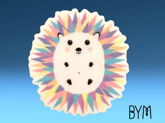 Hedgehog - Cute - Kawaii - Acrylic - Needle Minder - Pin - Magnet