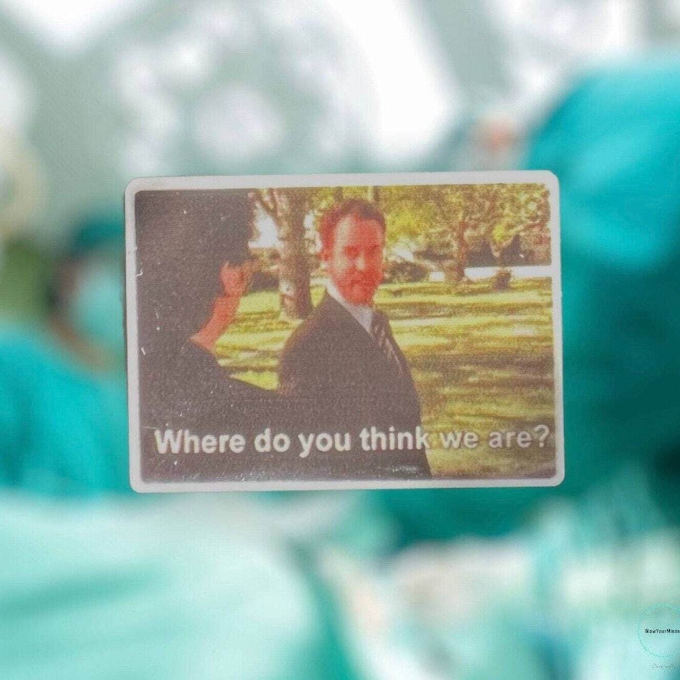 Cox - Scrubs - Doctor - JD - Turk - Sad - Acrylic - Needle Minder - Needle - Pin - Magnet