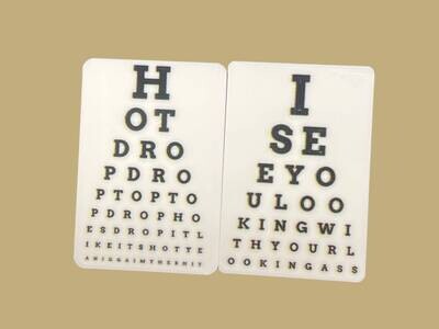 Optometrist - Eye Doctor - Test - Funny - Rap - Hip Hop - Minder - Needle - Magnet