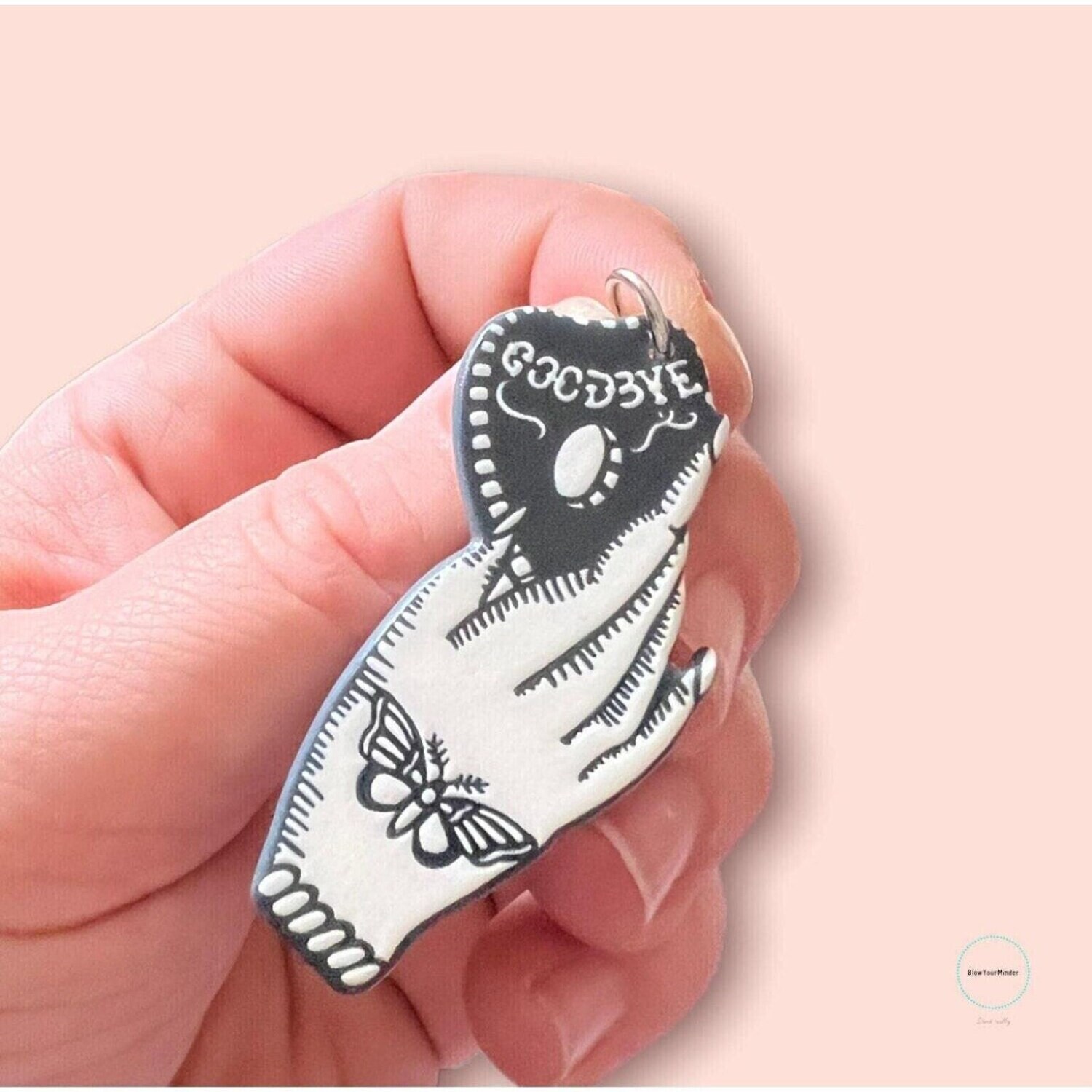 Hand - Planchette - Charm - Witchy - Charm - Acrylic - Needle Minder - Needle - Pin - Magnet