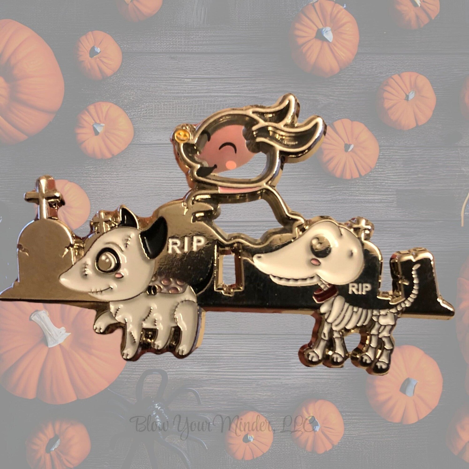 Zero - Scraps - Sparky - Frankenweenie - Corpse Bride - Nightmare Before Christmas - Glass - Cute - Needle Minder - Needle - Pin - Magnet