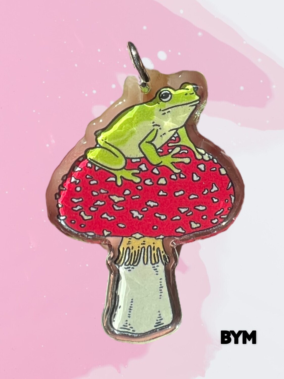 Frog - Mushroom - Needle Minder Magnet Charm