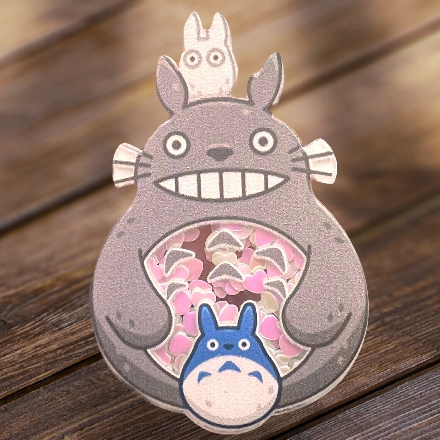 Anime - Shaker - Star Glitter - Acrylic - Minder - Needle - Pin - Magnet
