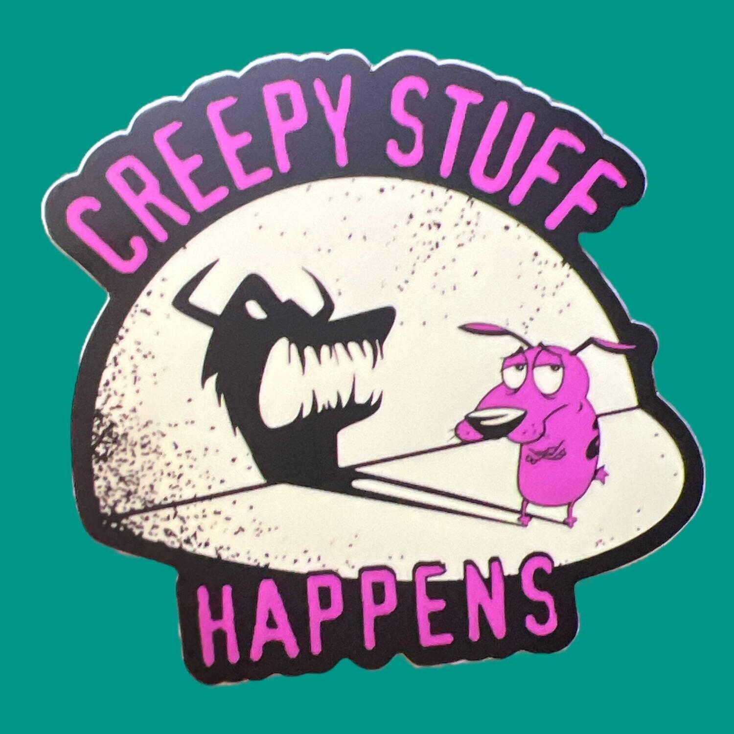 Courage - Cowardly Dog Sticker