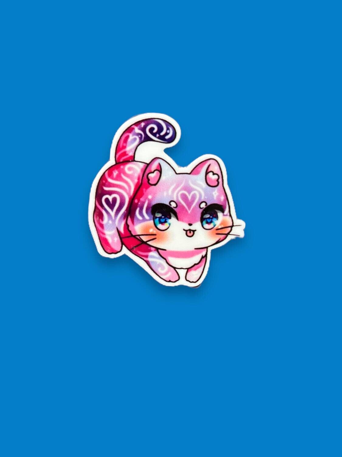 Cat - Acrylic - Space - Needle Minder - Needle - Pin - Magnet
