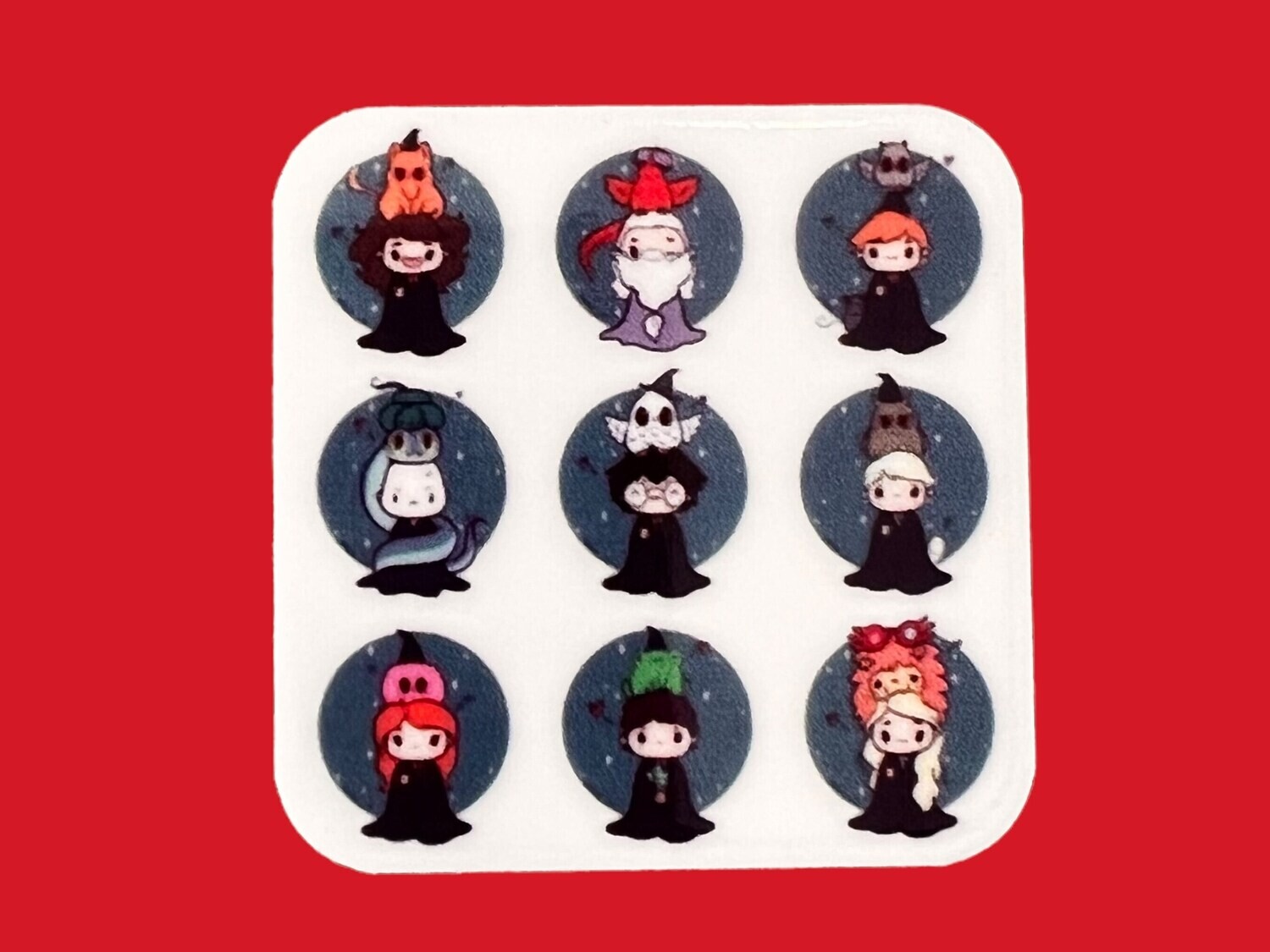 Wizard - Anime - Acrylic - Minder - Needle - Pin - Magnet
