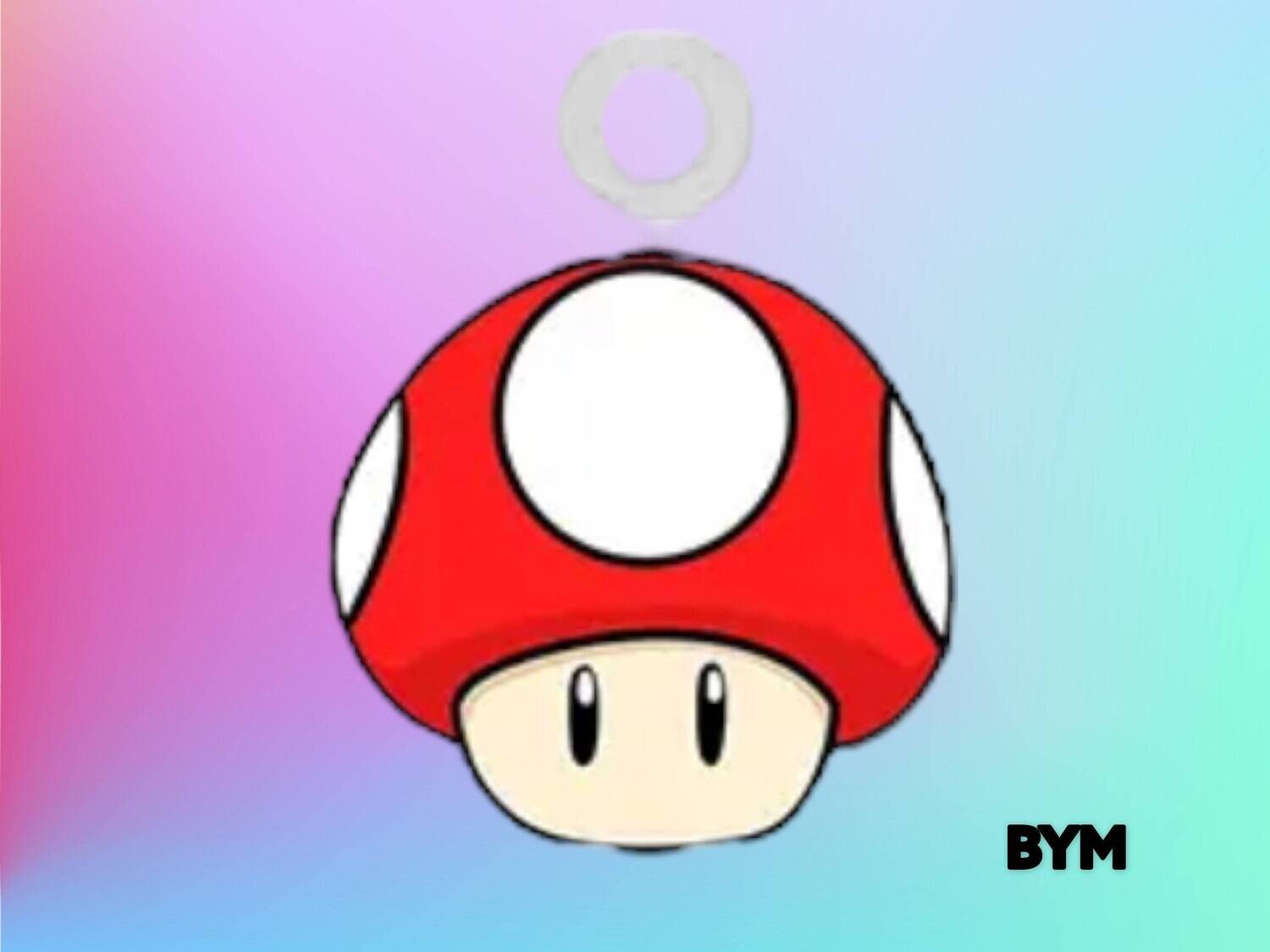Mushroom - Video Game - Acrylic - Charm - Needle Minder - Needle - Pin - Magnet