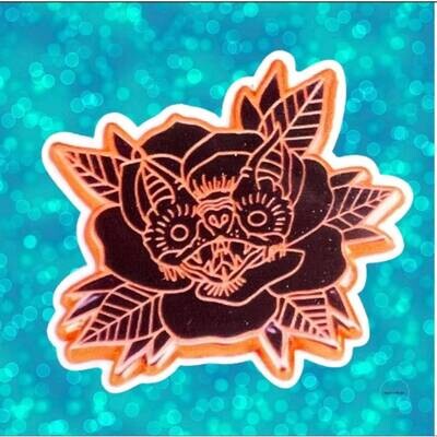 Bat - Antique - Acrylic - Needle Minder - Needle - Pin - Magnet