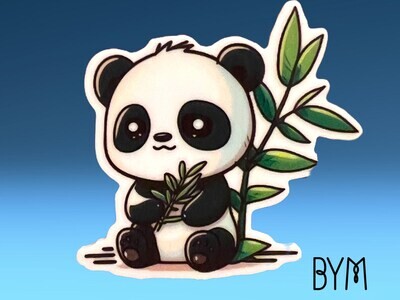 Panda - Kawaii - Chibi - Needle Minder - Needle - Pin - Magnet- Acrylic