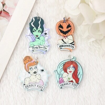 Zombie Princess - Charm Option - Acrylic