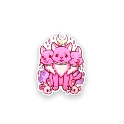 Cerberus - Pink - Acrylic - Needle Minder - Needle - Pin - Magnet
