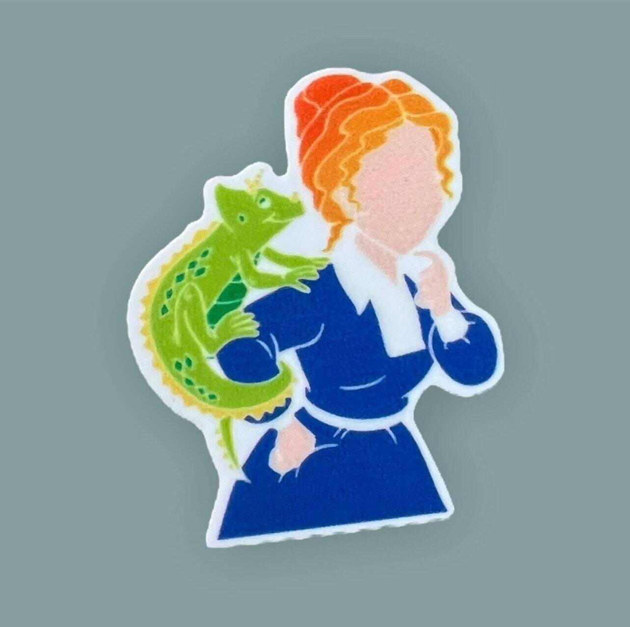 Magic School Bus - Grizwold - Teacher Educational - Acrylic - Minder - Needle - Pin - Magnet