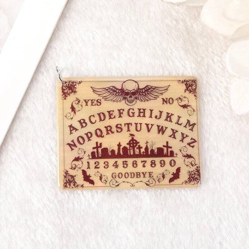 Ouija Board - Witchy - Witch - Conjure - Charm - Acrylic - Minder - Needle - Pin - Magnet