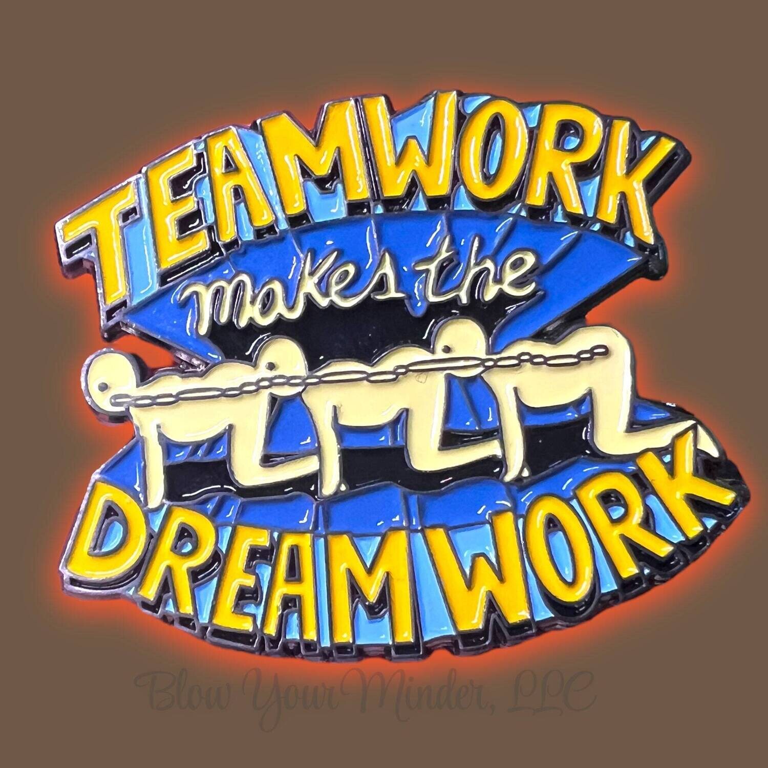 Teamwork Makes The Dream Work - Human Centipede - Horror - Gore - Gross - Funny - Minder - Needle - Pin - Magnet