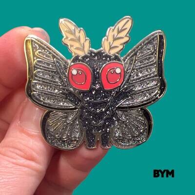 Mothman - Cryptid - Moth Man - Cute - Minder - Needle - Pin - Magnet