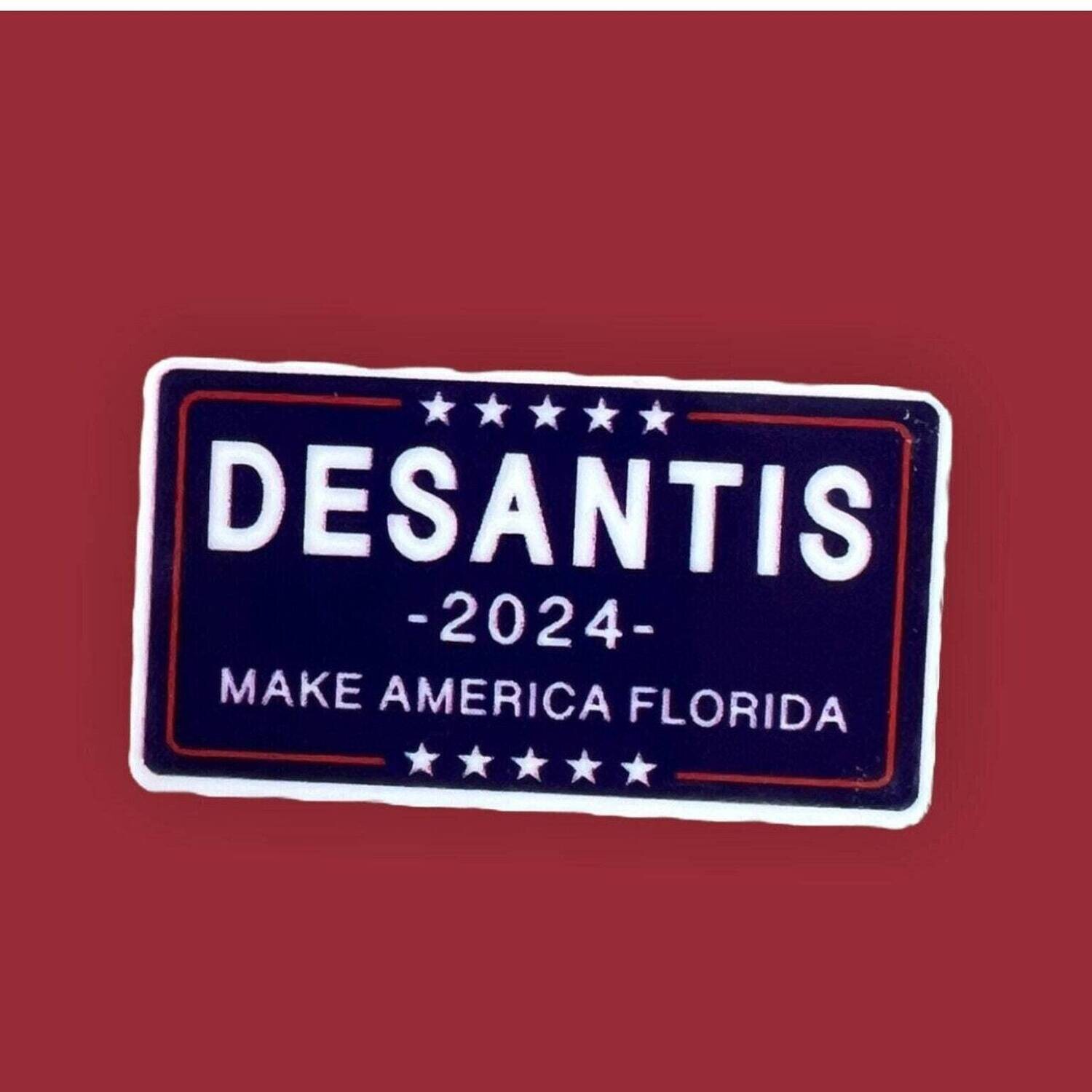 Desantis - Make America Florida - Governor - Government - Acrylic - Needle Minder - Needle - Pin - Magnet