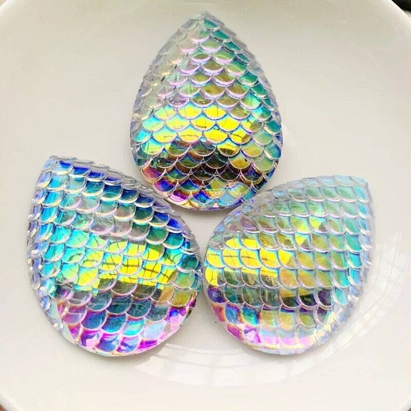 Mermaid Scale - Acrylic - Needle Minder - Needle - Pin - Magnet - Charm