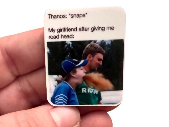 Adult - Thanos - Dark Comedy - Funny - Acrylic