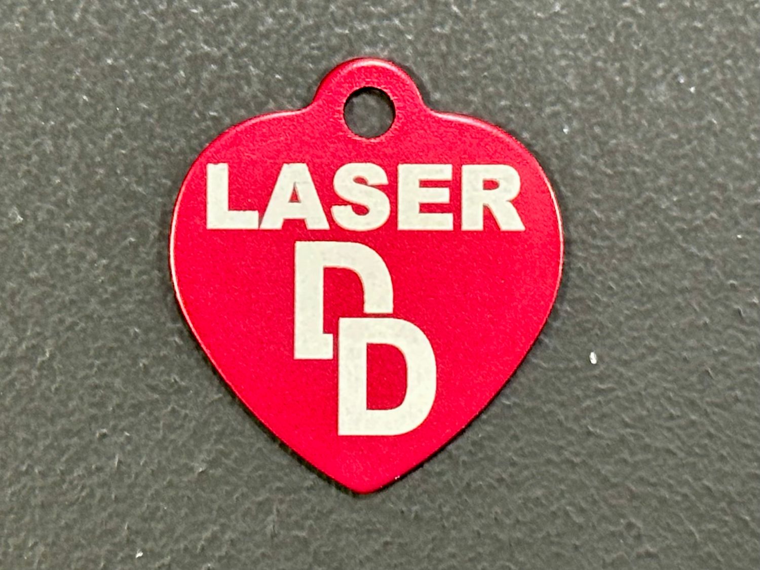 Metal Red Pet Tag