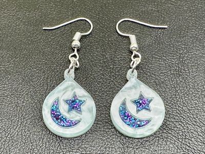 Earrings - Moon &amp; Star