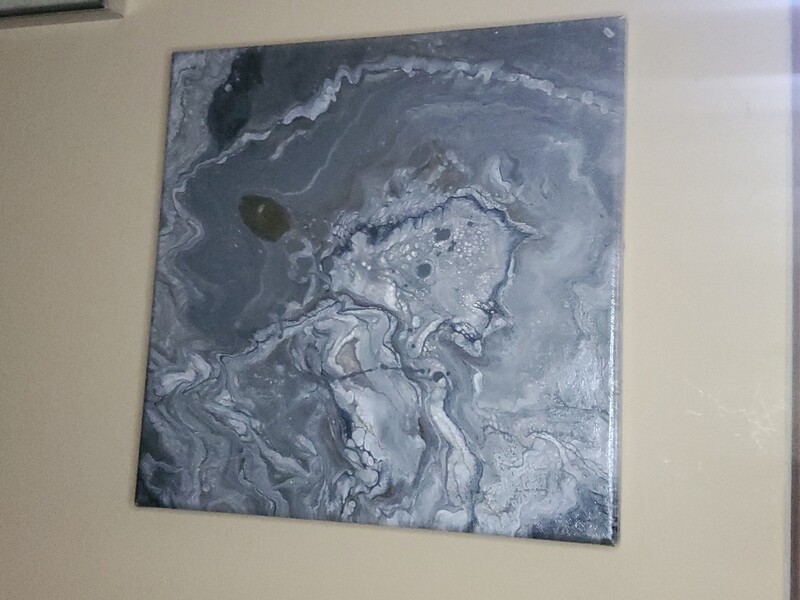 &quot;Lunar Surface&quot; 12&quot; x 12&quot;
