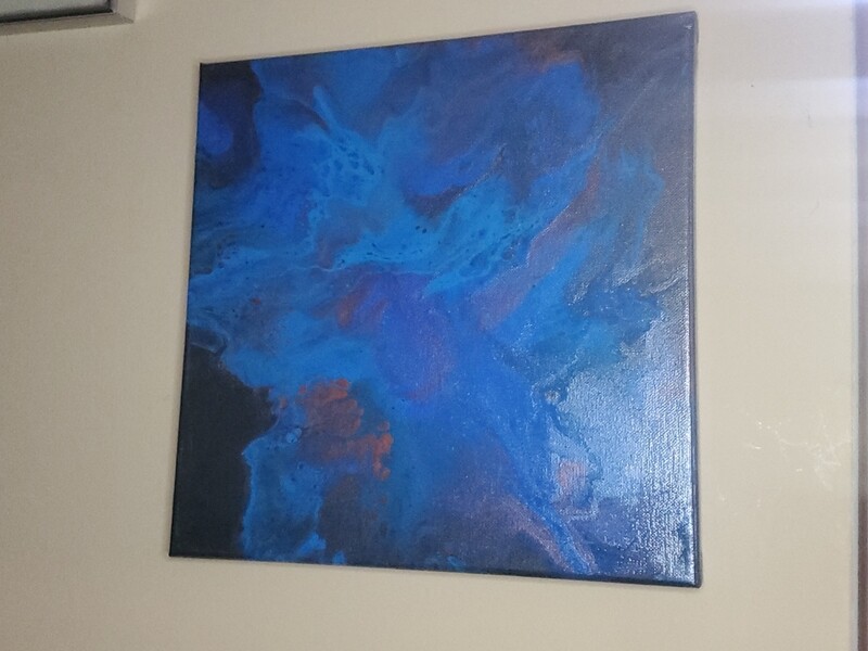 &quot;Blue Velvet&quot; 12&quot; x 12&quot;