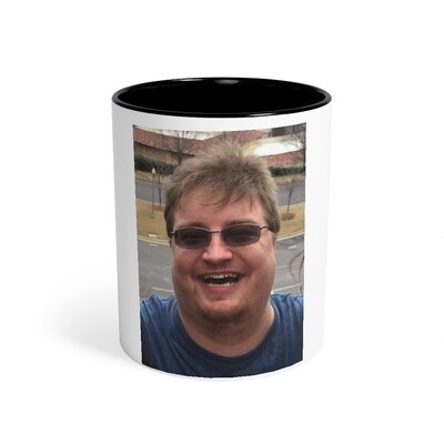 Black Accent Mug with Picture