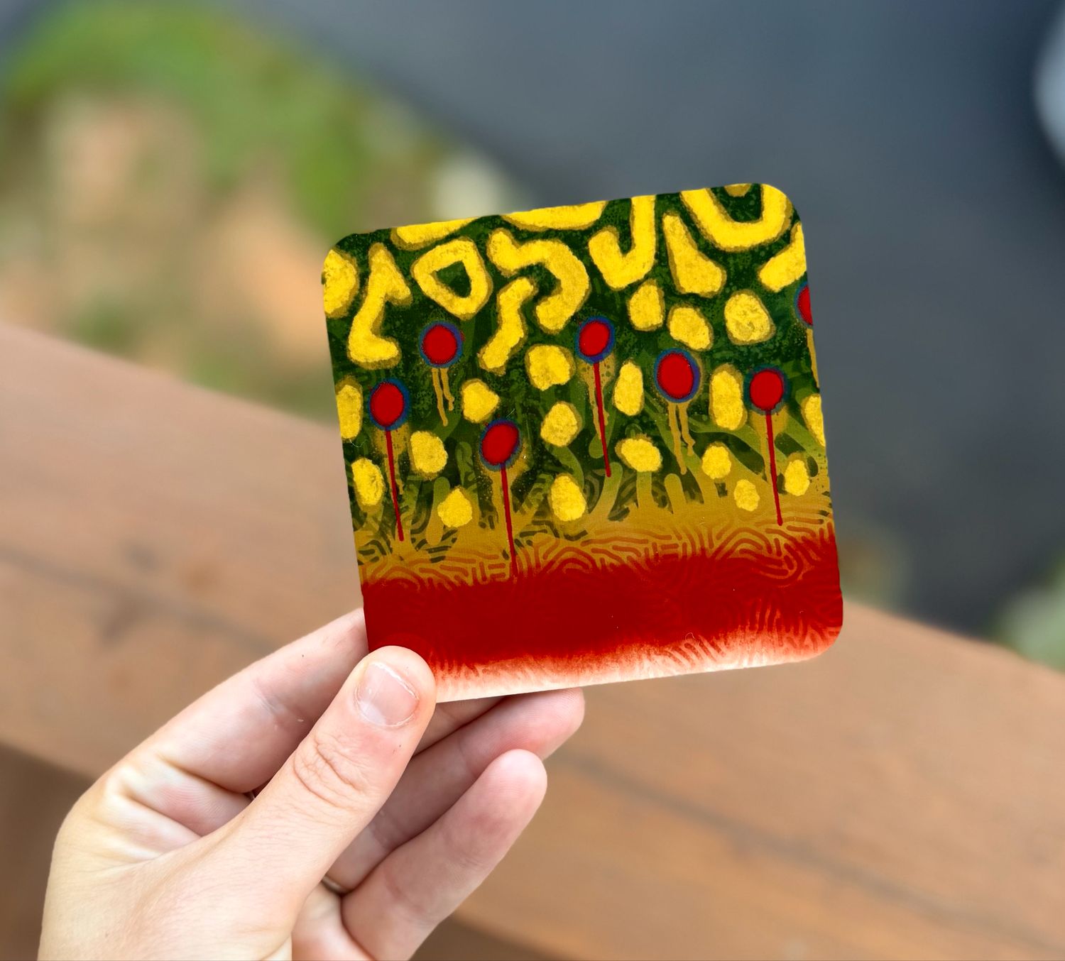 “BTDripz” Cork-Back Coaster